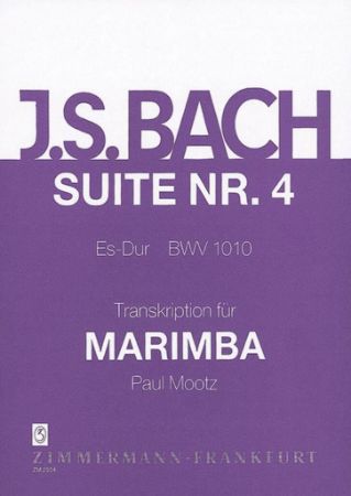 BACH J.S.:SUITE NR.4 BWV 1010 MARIMBA