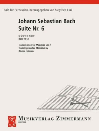 BACH J.S.:SUITE NR.6 BWV 1012 MARIMBA