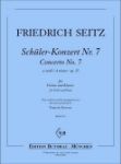 SEITZ:VIOLIN CONCERTO NO.7 OP.25 VIOLIN AND PIANO