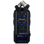 ZOOM H6 ESSENTIAL BLACK 6-TRACK DIGITAL RECORDER + WSH-4E windscreen