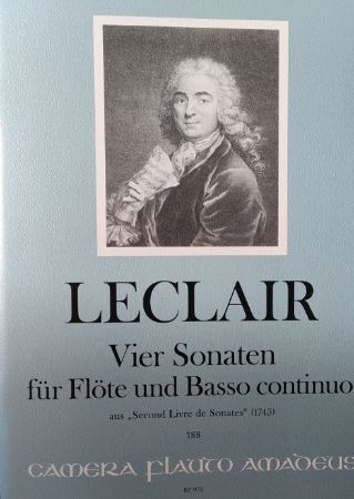 LECLAIR:VIER SONATEN FUR FLOTE UND BASSO CONTINUO