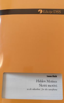 FIRŠT:SKRITI MOTIVI ZA ALT SAKSOFON