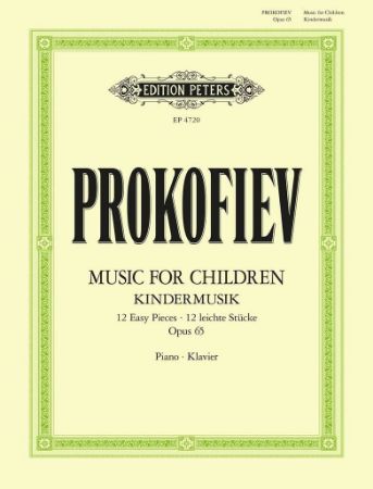 PROKOFIEV:MUSIC FOR CHILDREN OP.65 FOR PIANO