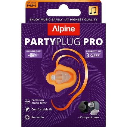 Čepki za ušesa Alpine PartyPlug Pro transparent