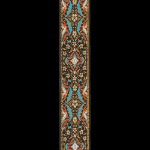 PAS ZA KITARO PLANET WAVES Persian Woven, Black & Gold Pattern