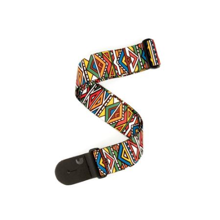 PAS ZA KITARO PLANET WAVES Woven Guitar Strap Ndebele