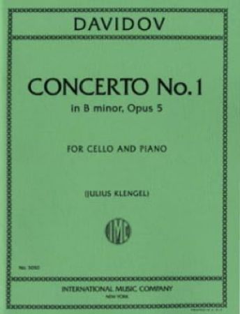 DAVIDOV:CELLO CONCERTO NO.1 B MINOR OP.5 CELLO AND PIANO