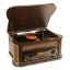 Fenton gramofon Memphis Vintage Record Player Dark Wood