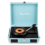 Audizio gramofon RP111BL Record Player Briefcase Blue