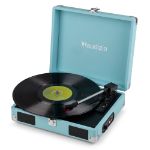Audizio gramofon RP111BL Record Player Briefcase Blue