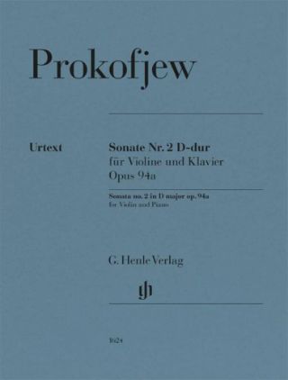 PROKOFIEV:VIOLIN SONATA NO.2 OP.94a VIOLIN AND PIANO