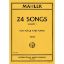 MAHLER:24 SONGS FOR HIGH VOICE AND PIANO VOL.1