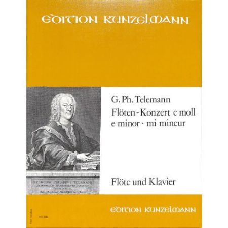 TELEMANN:FLOTEN KONZERT E-MOLL FLOTE UND KLAVIER