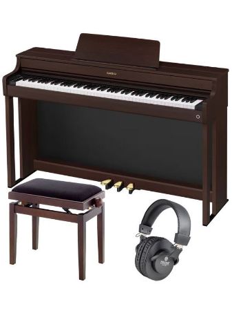CASIO AP-300BN NEW CELVIANO SET DIGITALNI PIANINO S STOLOM IN SLUŠALKAMI