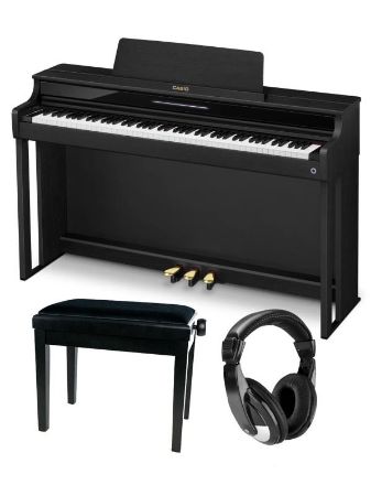 CASIO AP-550BK NEW CELVIANO SET DIGITALNI PIANINO S STOLOM IN SLUŠALKAMI
