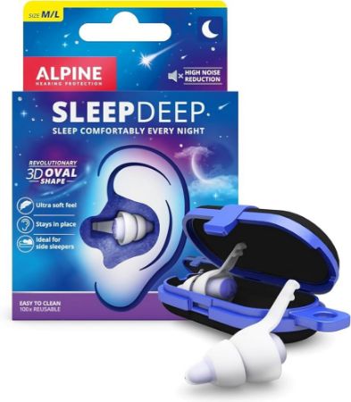 Čepki za ušesa Alpine SleepDeep Medium