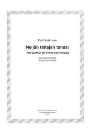 MAKKONEN:THE DANCE OF FOUR VIRTUOSOS