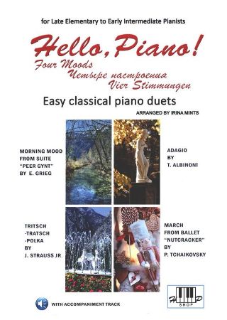 MINTS:HELLO,PIANO! FOUR MOODS PIANO DUETS