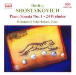 SHOSTAKOVICH:PIANO SONATA NO.1,24 PRELUDES/SCHERBAKOV