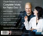 DEBUSSY:COMPLETE WORKS FOR PIANO DUO II/GENOVA & DIMITROV