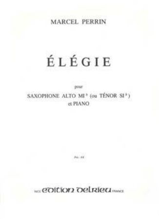 PERRIN:ELEGIE SAXOPHONE ALTO ET PIANO