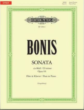 BONIS:SONATA OP.64 CIS-MOLL FLUTE & PIANO