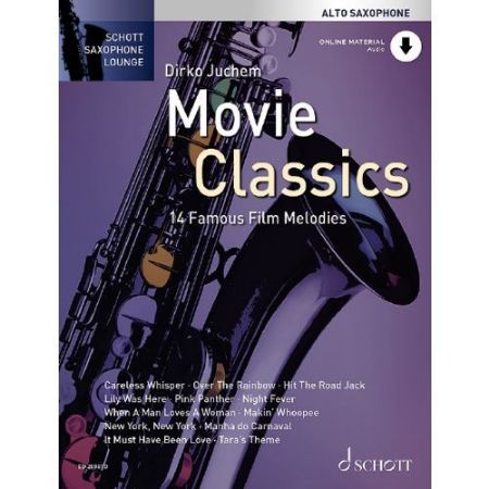 JUCHEM:MOVIE CLASSICS ALTO SAXOPHONE AND PIANO + AUDIO ACCESS