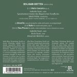 BRITTEN:VIOLIN CONCERTO,CHAMBER WORKS/ISABELLE FAUST