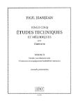 JEANJEAN:VINGT CINQ ETUDES TECHNIQUES ET MELODIQUES POUR CLARINETTE VOL.2