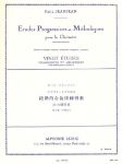 JEANJEAN:ETUDES PROGRESSIVES ET MELODIQUES POUR LA CLARINETTE VINGT ETUDES VOL.3