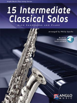 SPARKE:15 INTERMEDIATE CLASSICAL SOLOS ALTO SAXOPHONE AND PIANO + AUDIO ACCESS