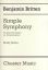BRITTEN:SIMPLE SYMPHONY FOR STRING ORCHESTRA STUDY SCORE
