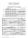 BRITTEN:SIMPLE SYMPHONY FOR STRING ORCHESTRA STUDY SCORE