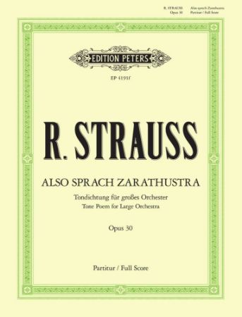 STRAUSS R.:ALSO SPRACH ZARATHUSTRA OP.30 FULL SCORE