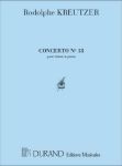 KREUTZER:CONCERTO POUR VIOLON & PIANO NO.13