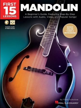 FIRST 15 LESSONS MANDOLIN + AUDIO + VIDEO ACCESS
