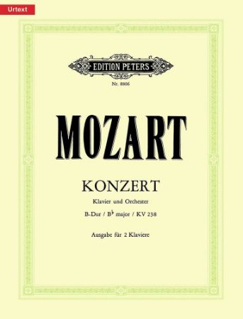 MOZART:KONZERT B-DUR,KV 238 AUSGABE FUR 2 KLAVIERE