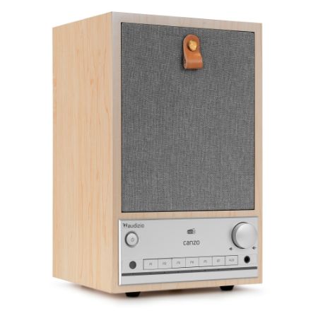 AUDIZIO Canzo Internet Radio with DAB+/FM Tuner Light Wood