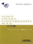 BARBOTEU:VINGT ETUDES CONCERTANTES POUR COR
