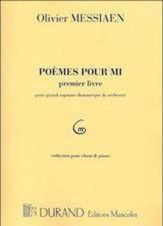MESSIAEN:POEMES POUR MI PREMIER LIVRE SOPRANO AND PIANO VOL.1