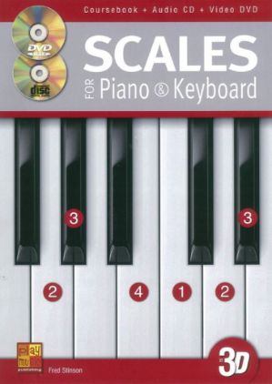 STINSON:SCALES FOR PIANO & KEYBOARD + CD+ DVD