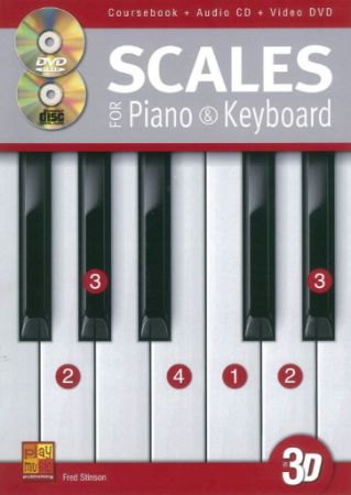 STINSON:SCALES FOR PIANO & KEYBOARD + CD+ DVD