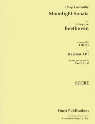 BEETHOVEN/ATTL:MOONLIGHT SONATA FOR 4 HARPS