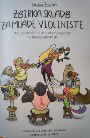 ZUPAN:ZBIRKA SKLADB ZA MLADE VIOLINISTE