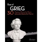 BEST OF GRIEG 30 FAMOUS PIECES FOR PIANO
