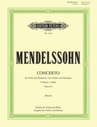 MENDELSOHN:KONZERT E- MOL OP.64 VIOLINE AND PIANO (CARL FLESCH)