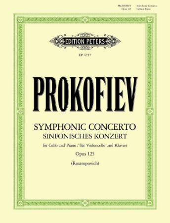 PROKOFIEV:SYMPHONIC CONCERTO FOR CELLO AND PIANO OP.125 (ROSTROPOVICH)