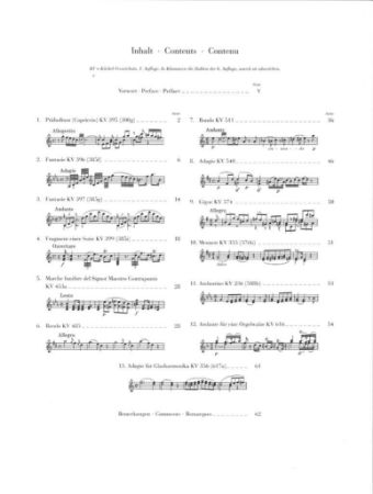 MOZART:PIANO PIECES SELECTION