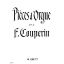 COUPERIN:PIECES D'ORGUE