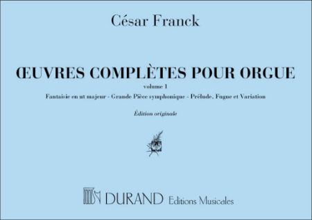 FRANCK:OEUVRES COMPLETES POUR ORGUE VOL.1
